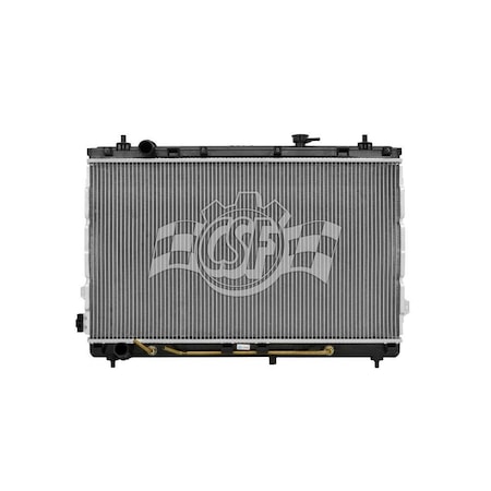 Csf 3409 1 Row Plastic Tank Aluminum Core Radiator 3409